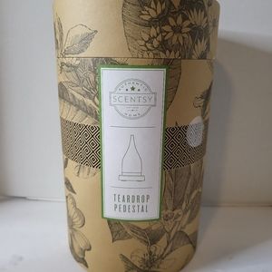 Scentsy Teardrop Pedestal Diffuser Base Aromatherapy Black & White